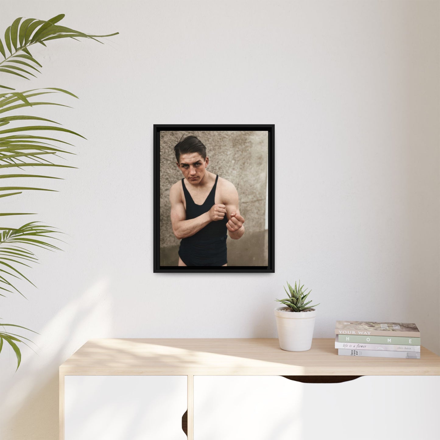 athlétisme 048 | Framed Vintage Photo - Matte Canvas