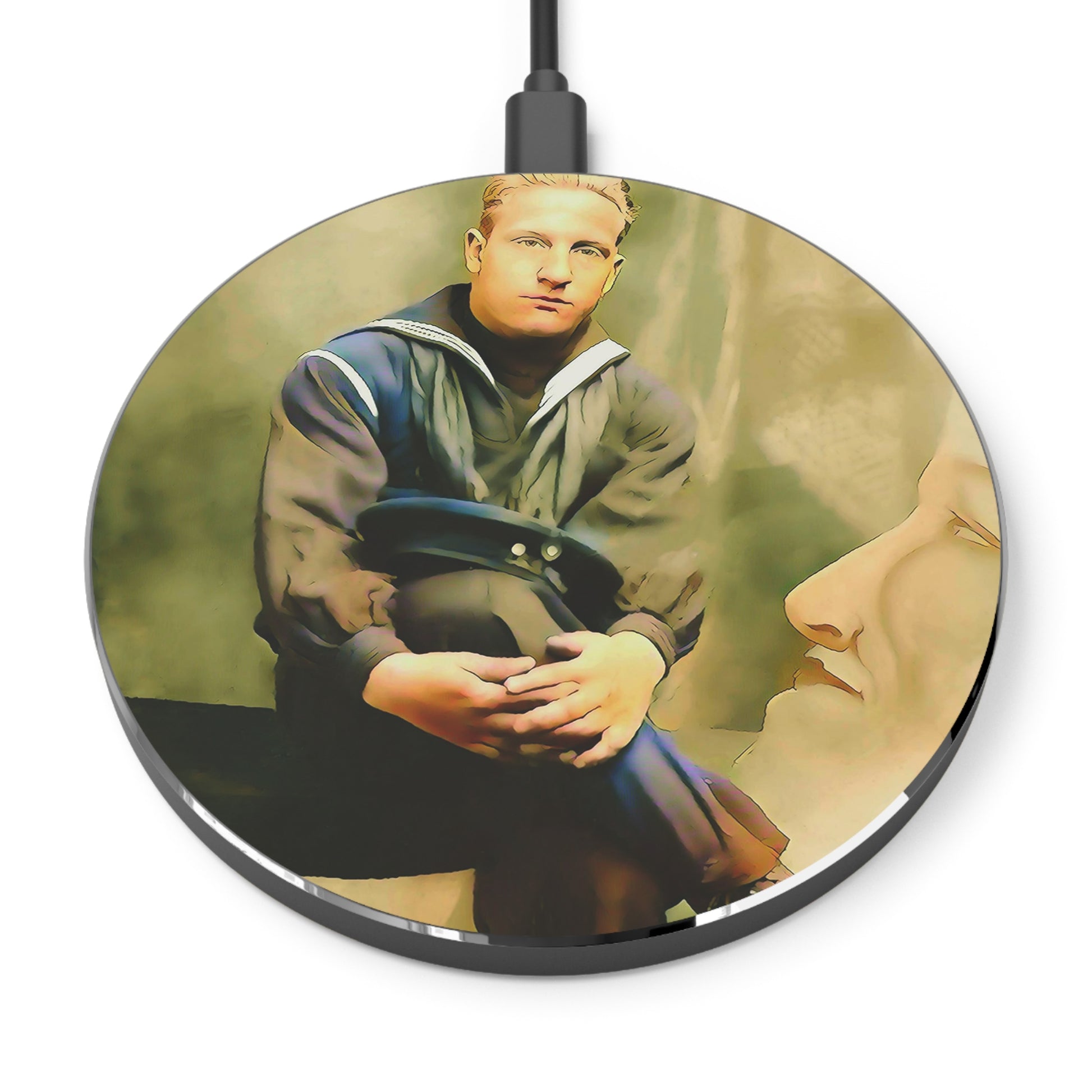celibataire 016 | Wireless Charger Vintage Sailor Moon Photo USN Navy Gay LGBTQ Queer Single Gift