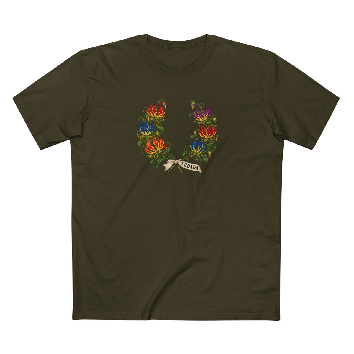 Zimbabwean Flame Lily Kudada Pride T-Shirt | Shona Laurel Wreath Tee