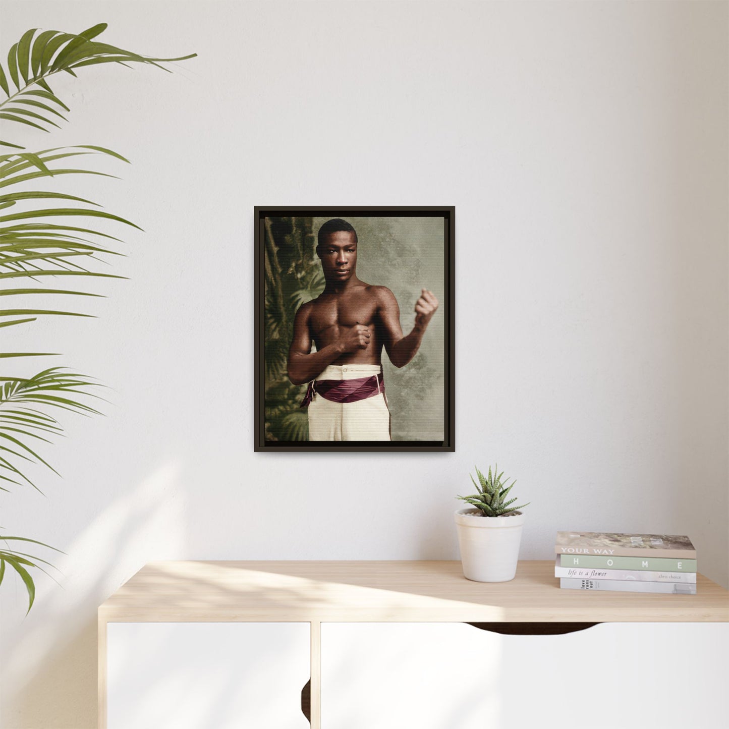 athlétisme 030 | Framed Vintage Photo - Matte Canvas