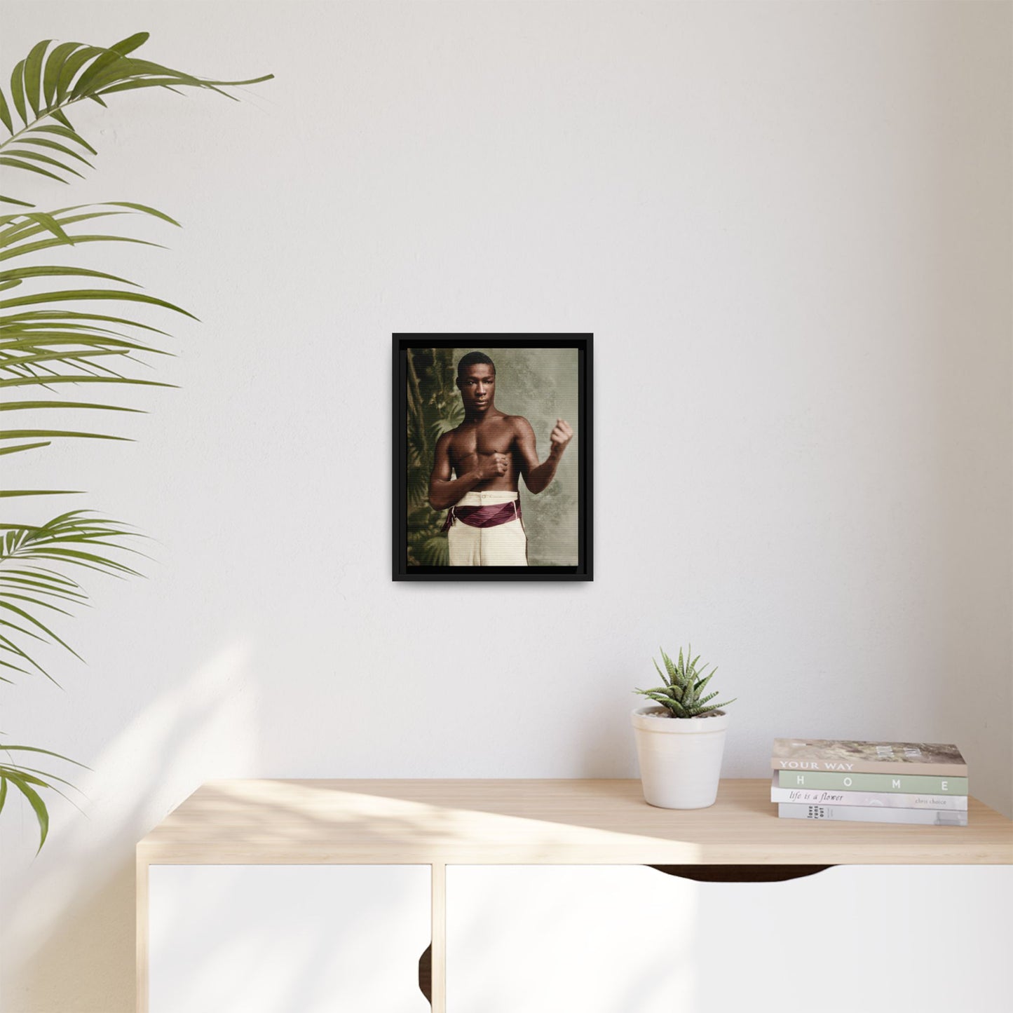 athlétisme 030 | Framed Vintage Photo - Matte Canvas