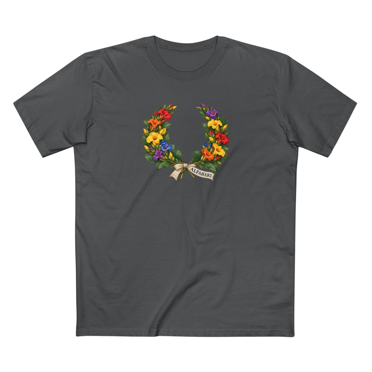 Nigerian Costus Alfahari Pride T-Shirt | Hausa Laurel Wreath Tee
