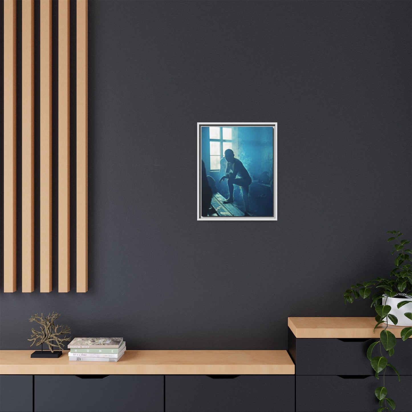 celibataire 044 | Framed Vintage Photo - Matte Canvas