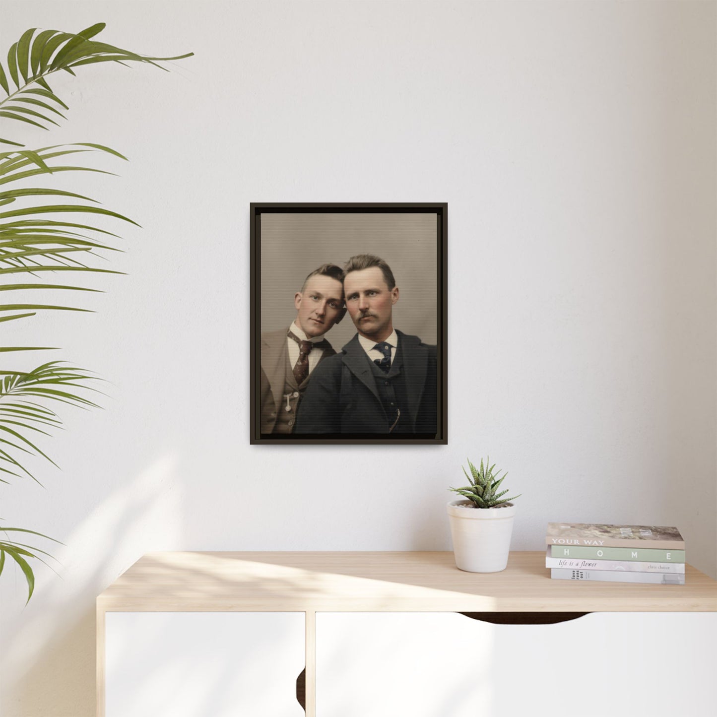 paire 121 | Framed Vintage Photo - Matte Canvas