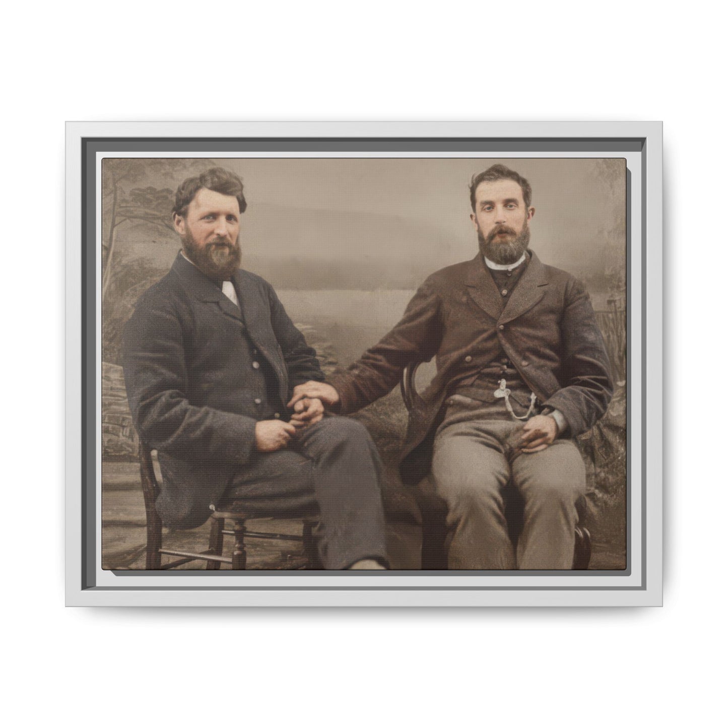 paire 110 | Framed Vintage Photo - Matte Canvas