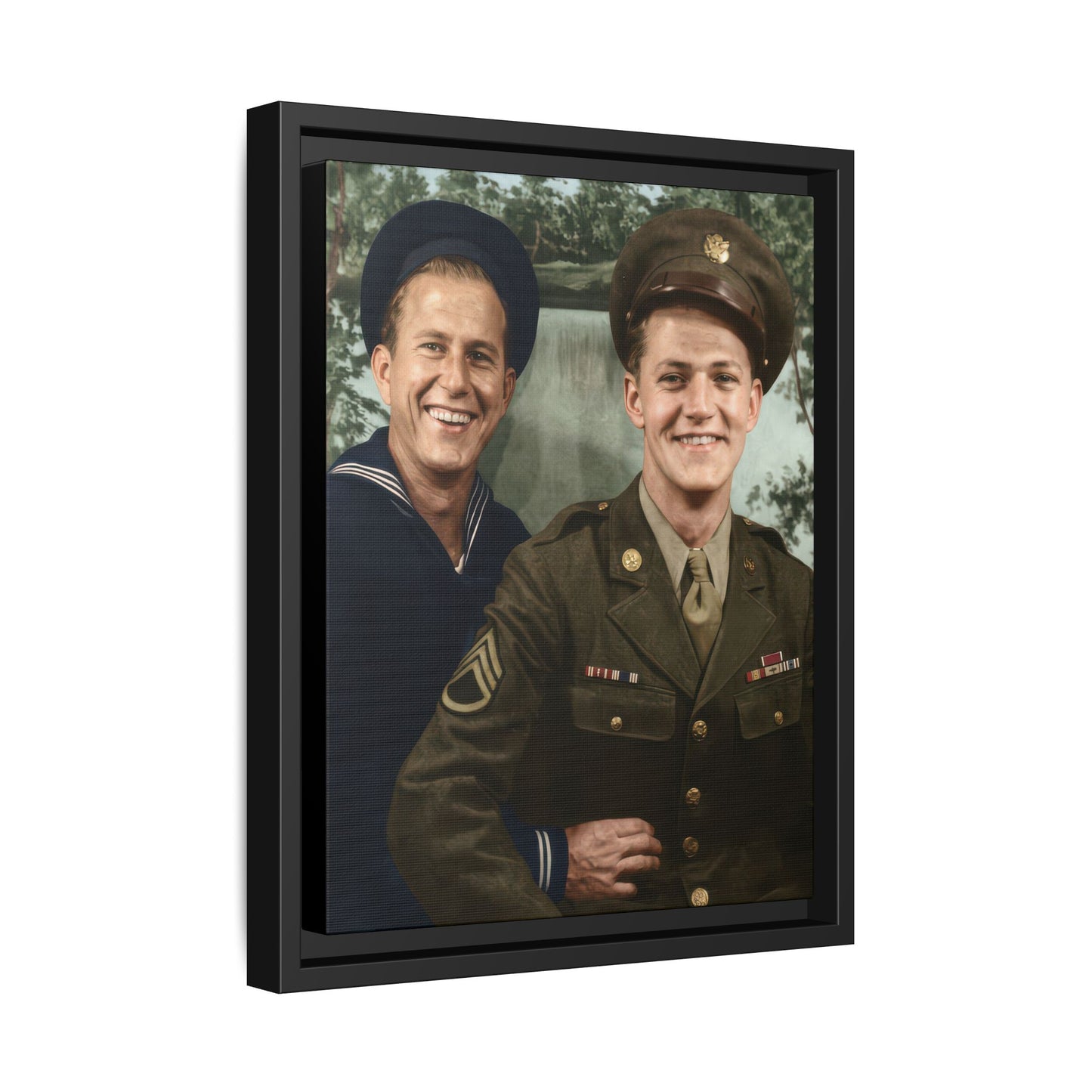 paire 147 | Framed Vintage Photo - Matte Canvas