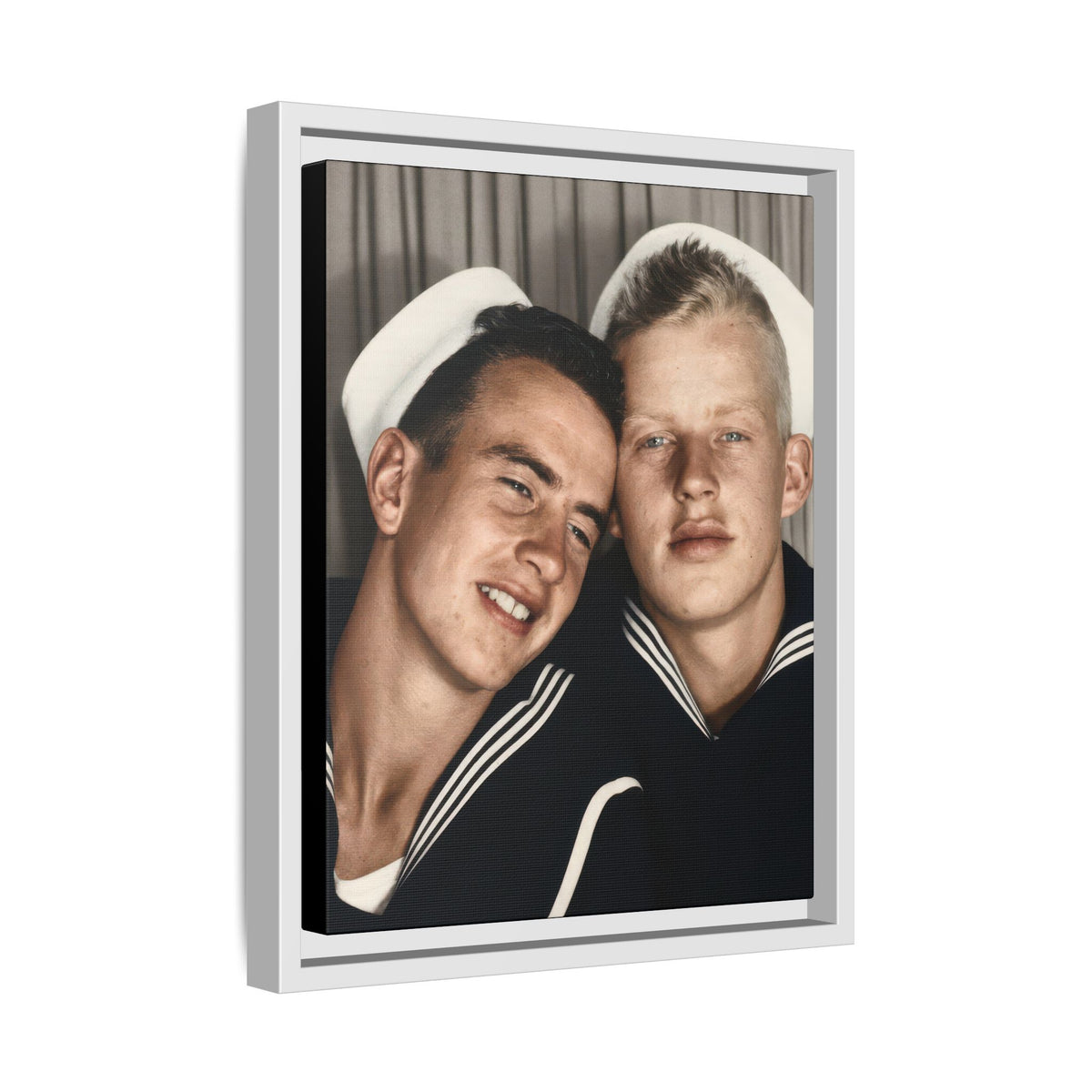 paire 158 | Framed Vintage Photo - Matte Canvas