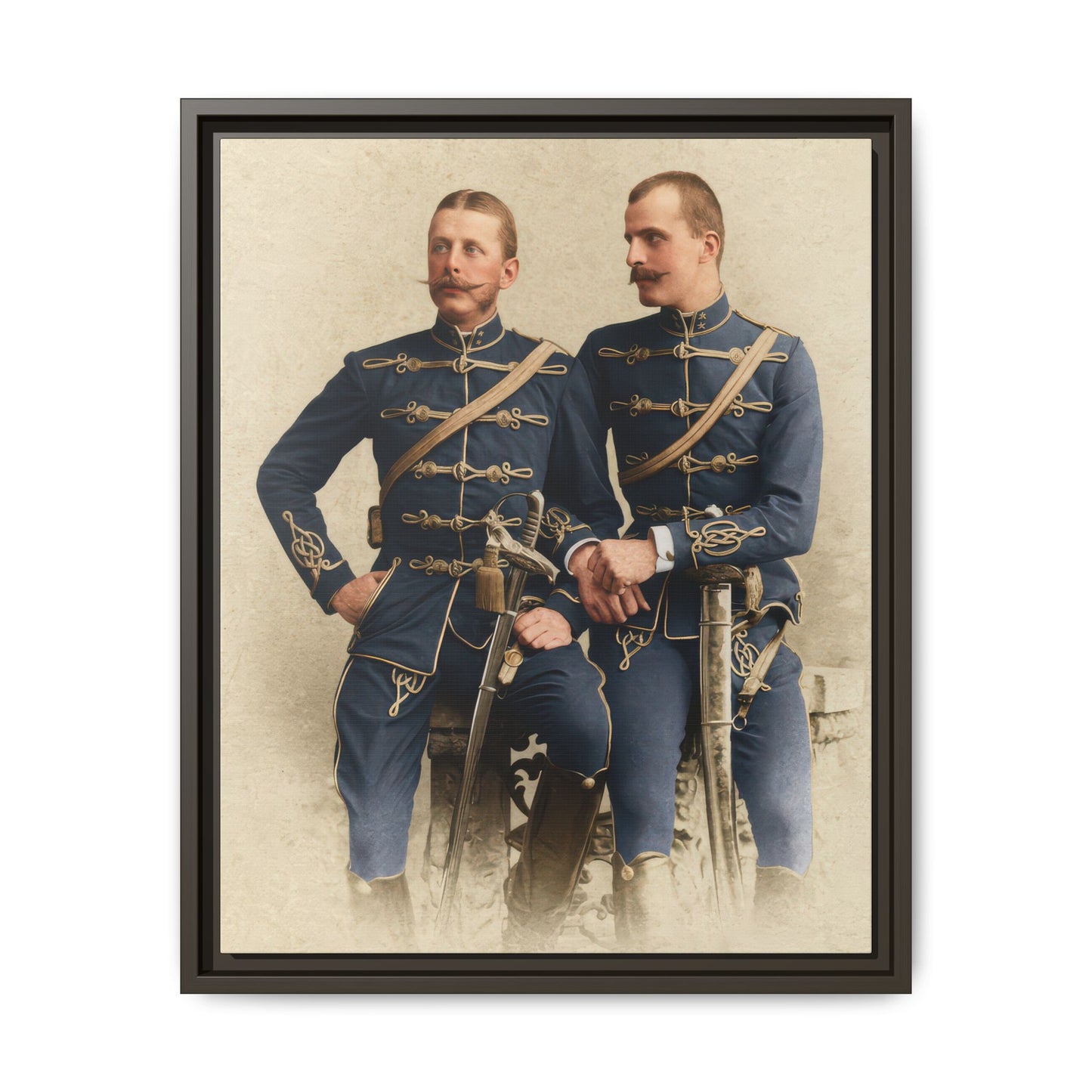 paire 139 | Framed Vintage Photo - Matte Canvas