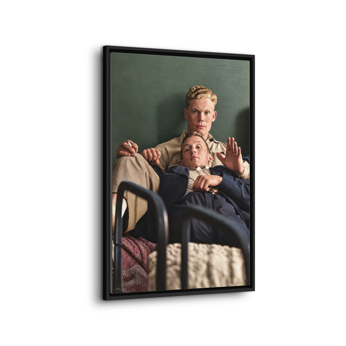 paire 046 | Framed Vintage Photo - Matte Canvas