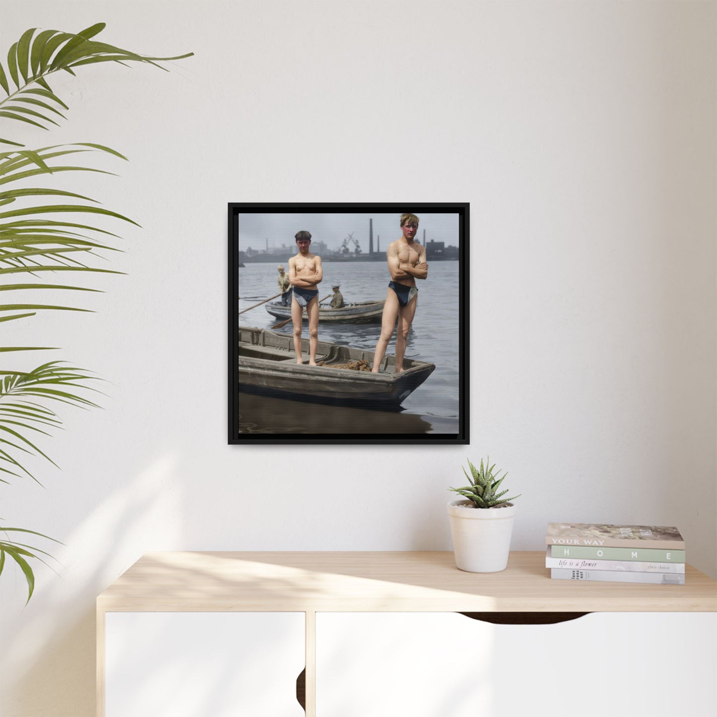 nager 050 | Framed Vintage Photo - Matte Canvas