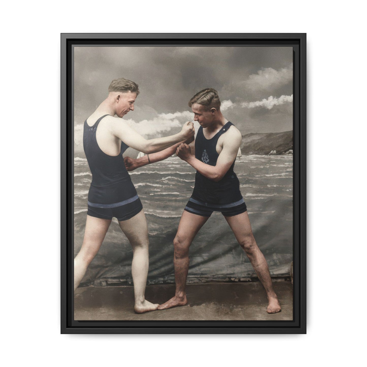 nager 048 | Framed Vintage Photo - Matte Canvas