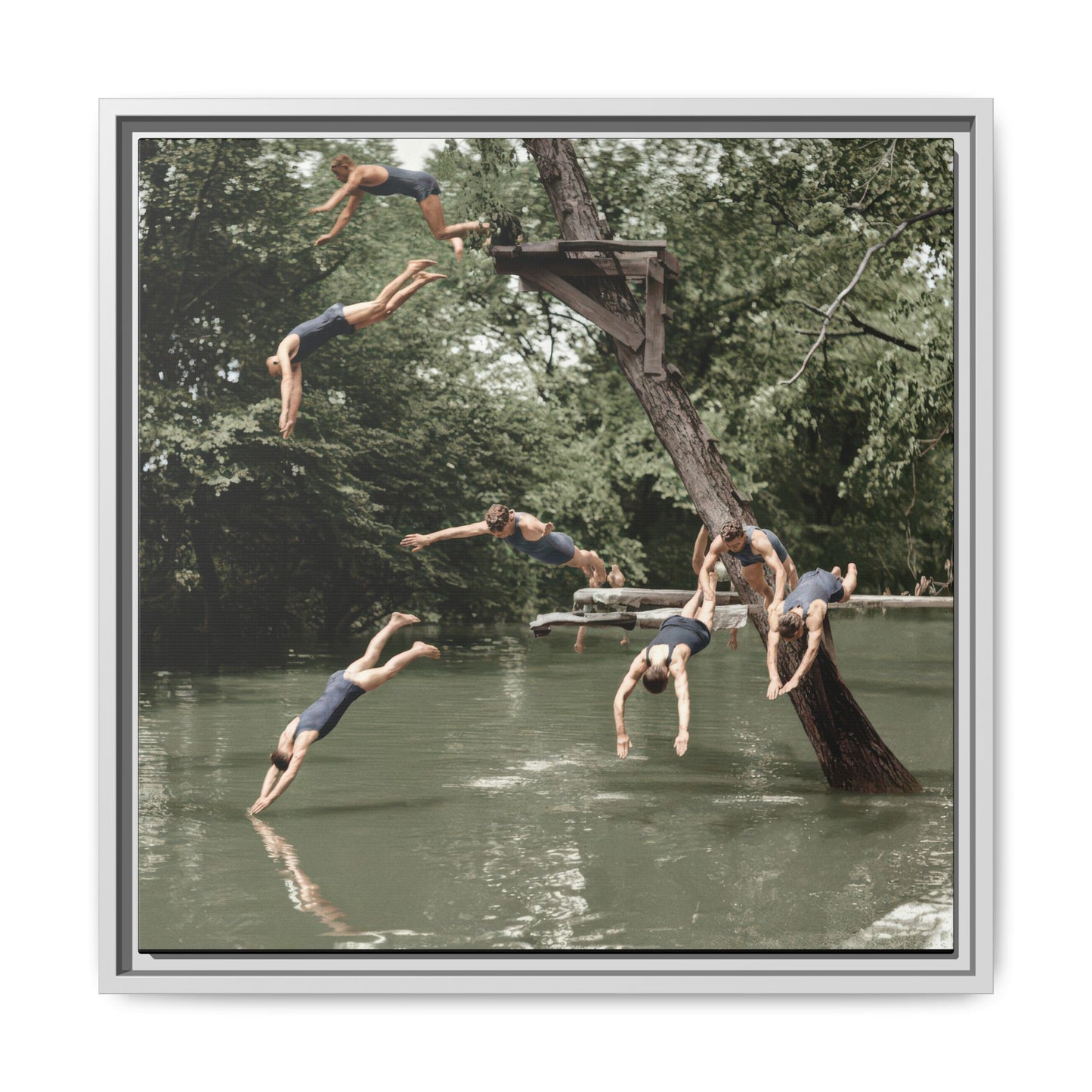 nager 005 | Framed Vintage Photo - Matte Canvas