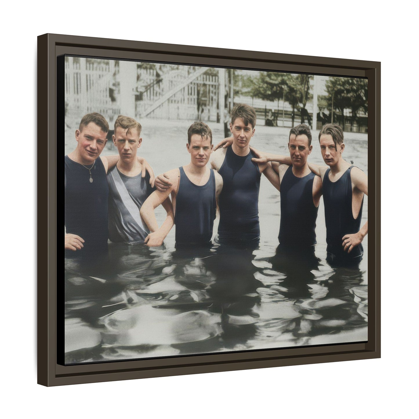 nager 042 | Framed Vintage Photo - Matte Canvas