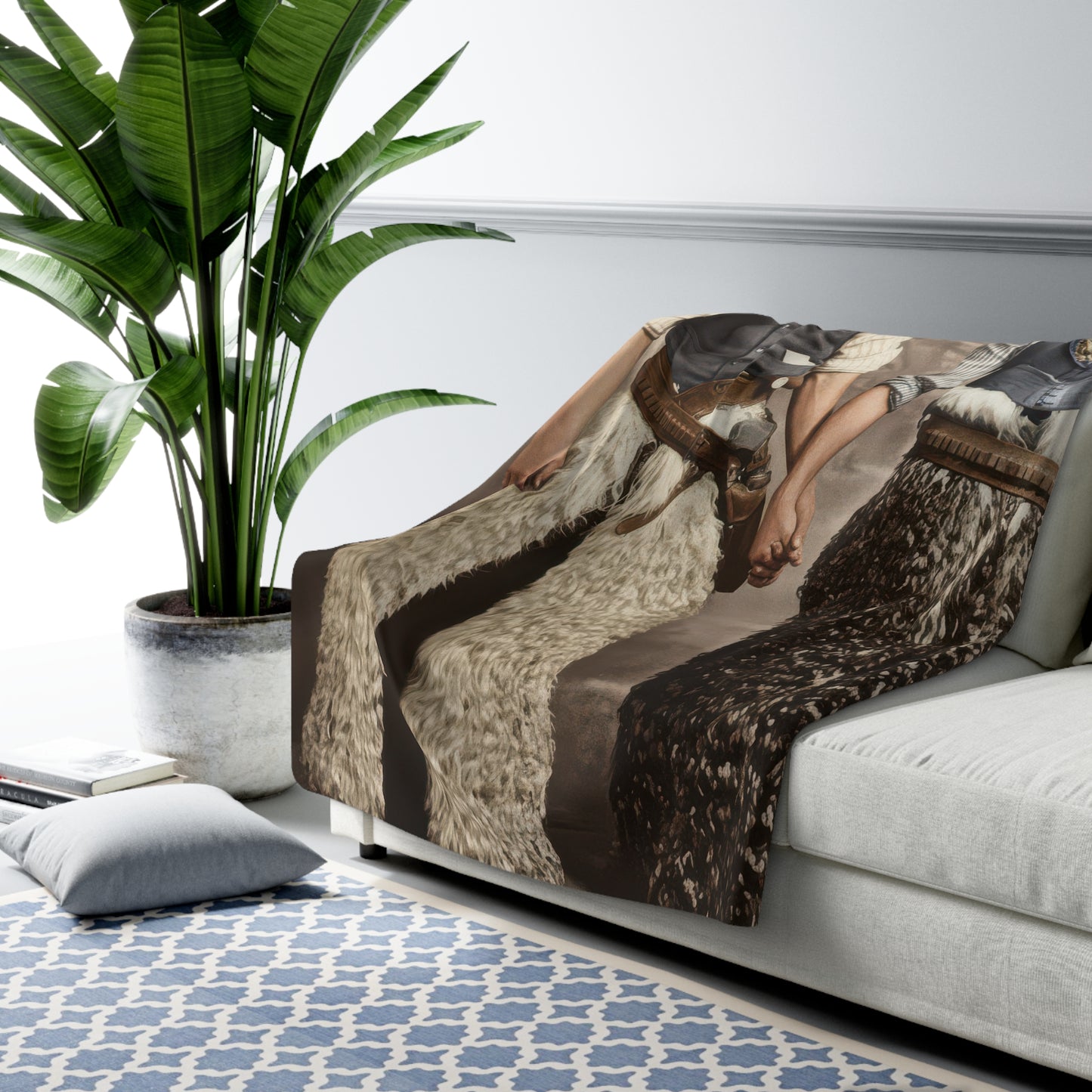 Heirloom Sherpa Blanket – paire 126 Premium fleece throw · 50x60, 60x80