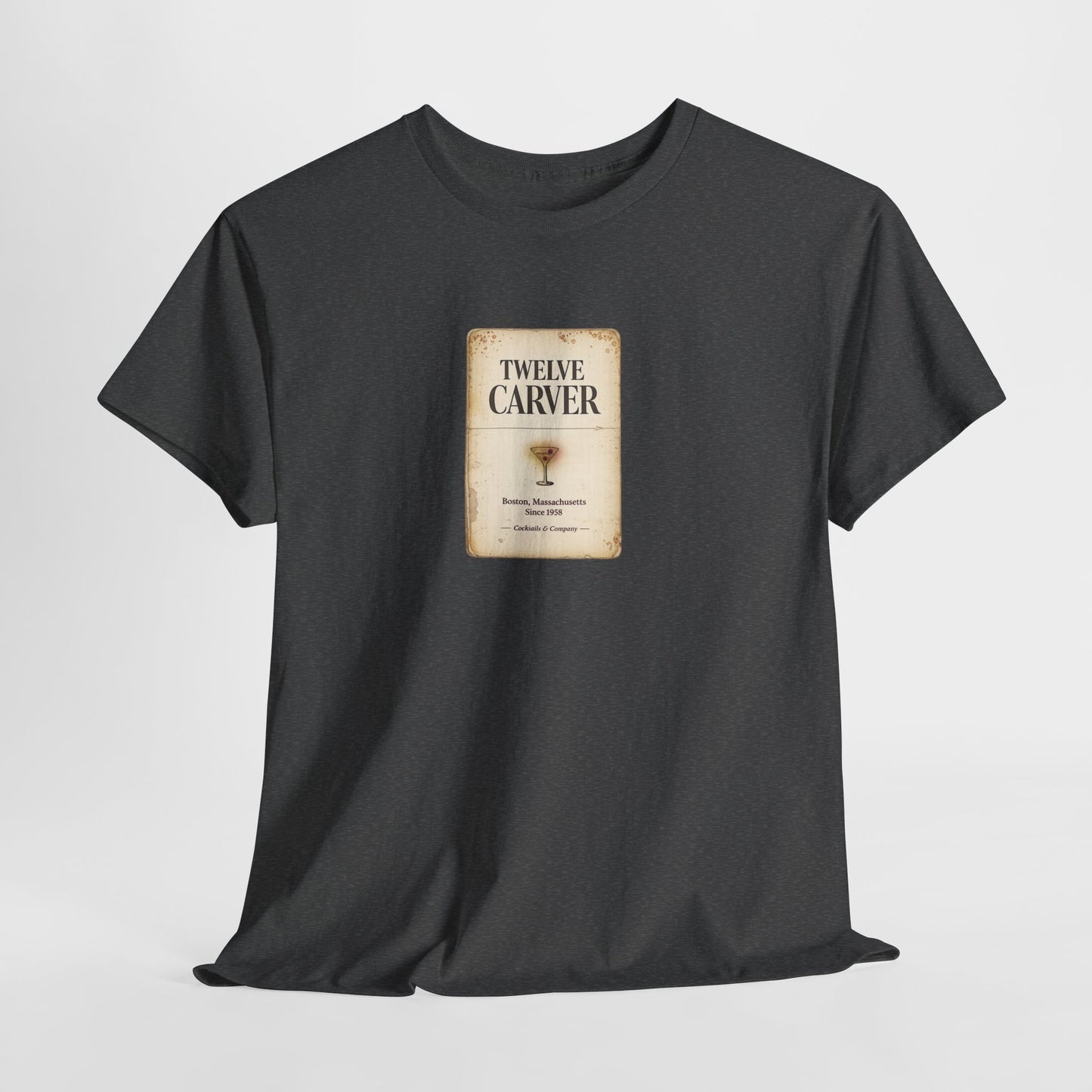 Twelve Carver Boston Since 1958 | Historic Gay Bar Matchbook T-Shirt
