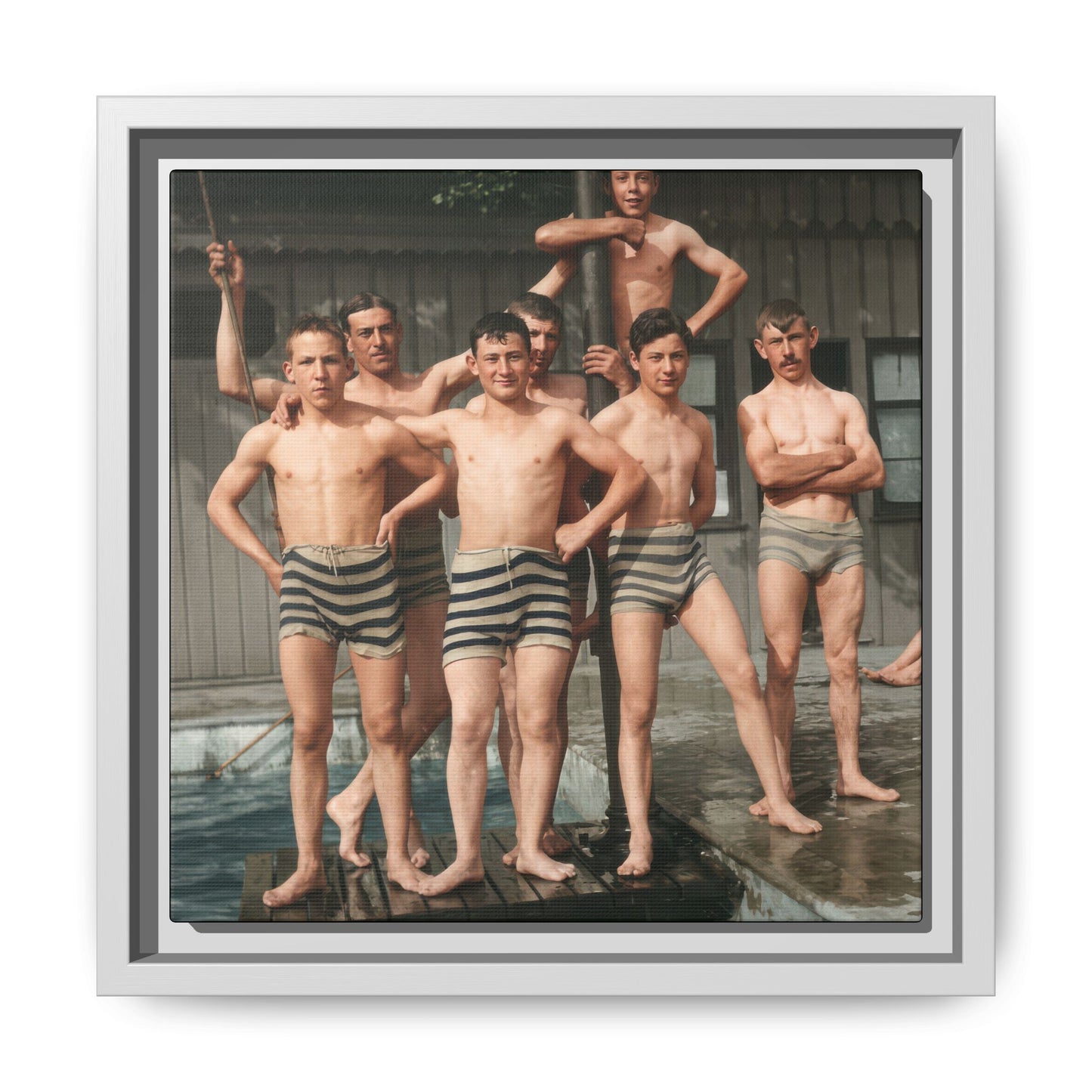 nager 010 | Framed Vintage Photo - Matte Canvas