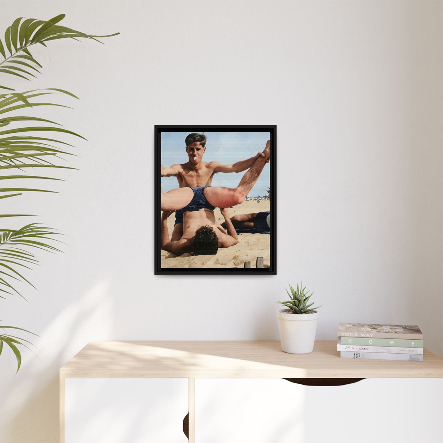 nager 004 | Framed Vintage Photo - Matte Canvas