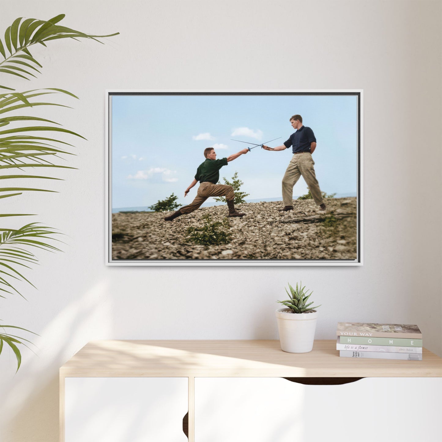 athlétisme 029 | Framed Vintage Photo - Matte Canvas