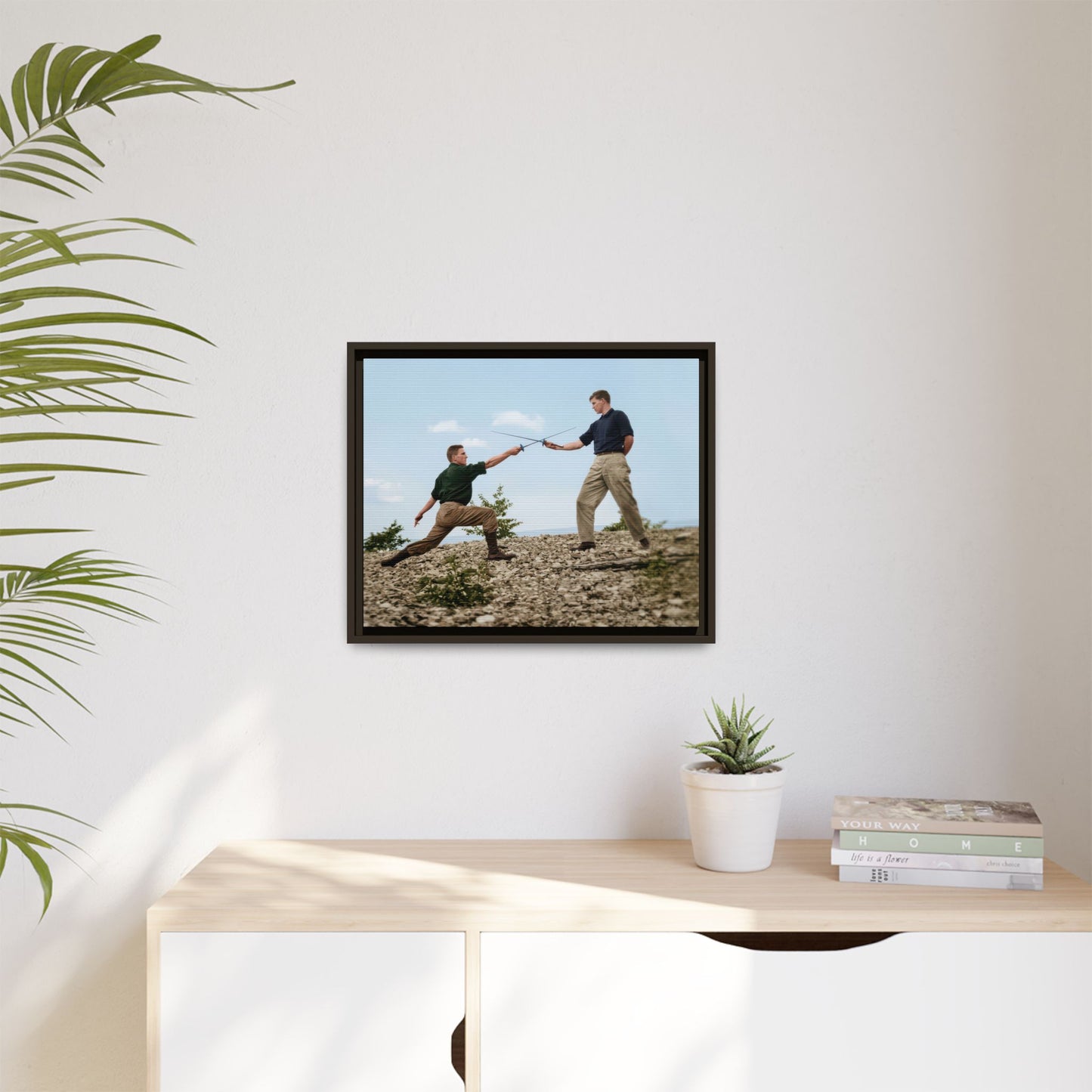 athlétisme 029 | Framed Vintage Photo - Matte Canvas