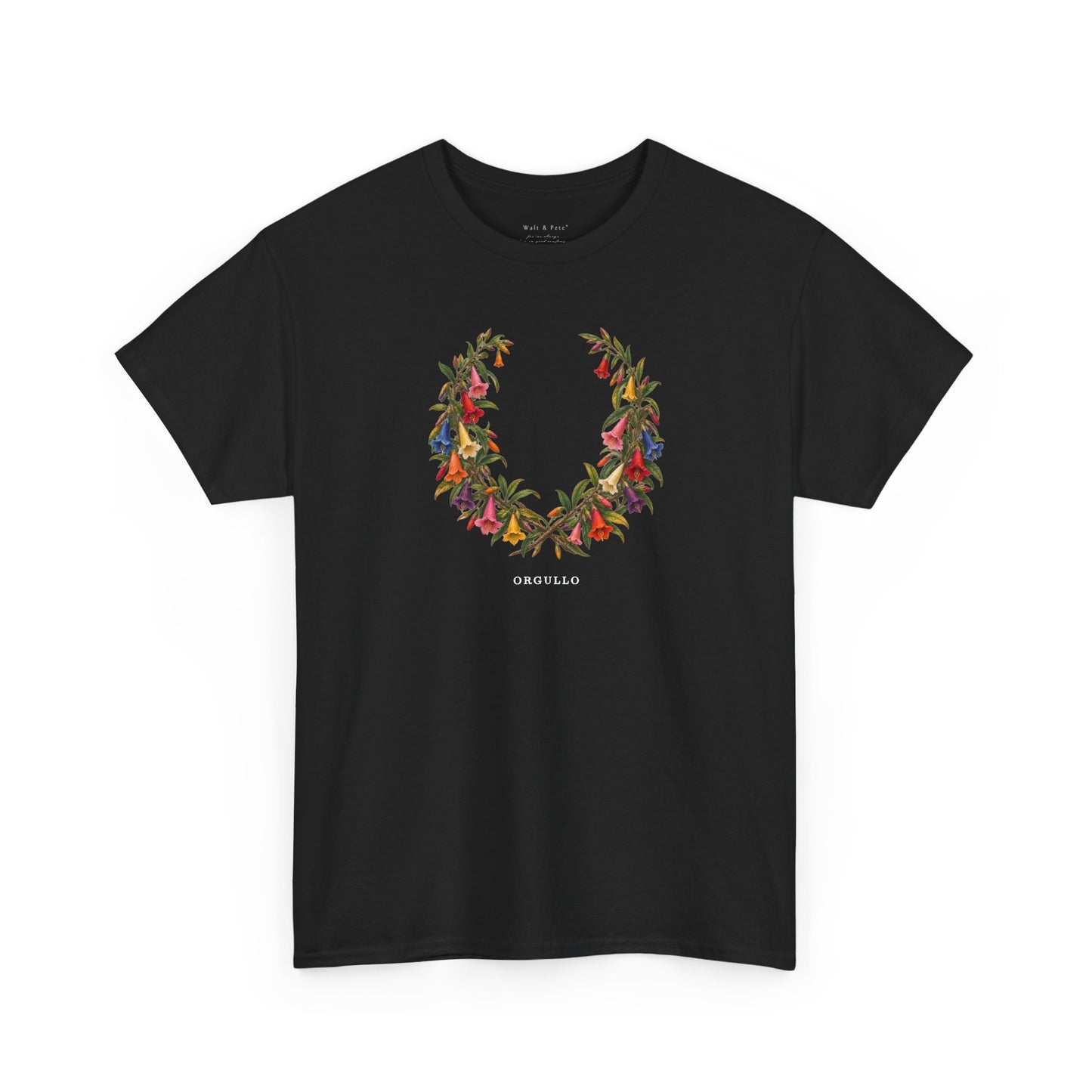 Orgullo Cantuta Pride T-Shirt | Peruvian Botanical LGBTQ+ Tee