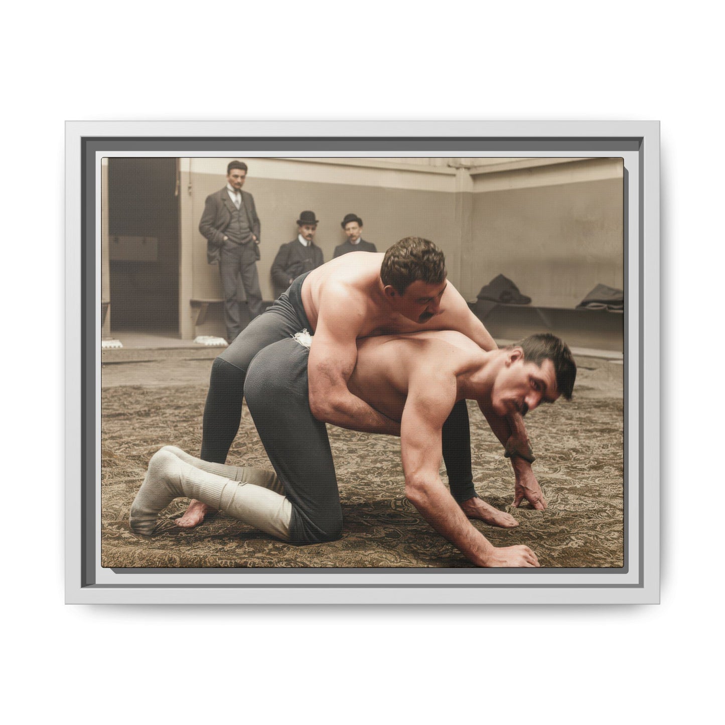 athlétisme 007 | Framed Vintage Photo - Matte Canvas