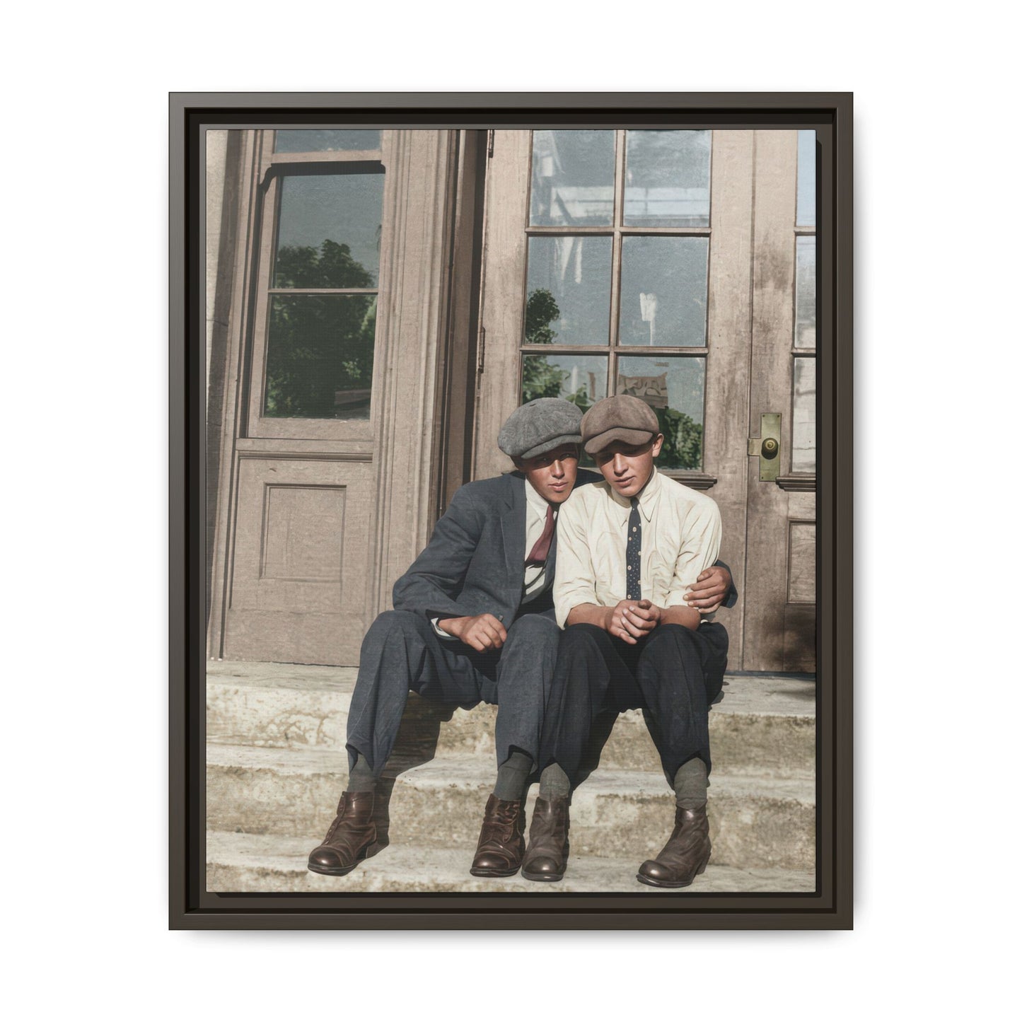 paire 057 | Framed Vintage Photo - Matte Canvas