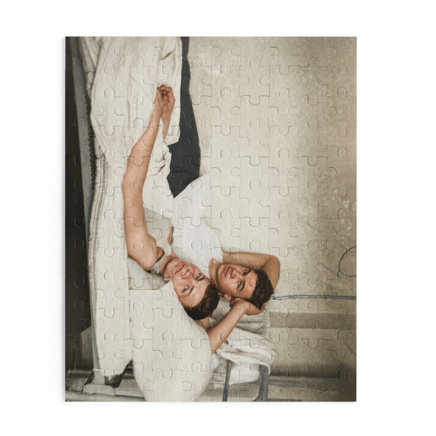 Quiet Barracks Companions | Restored Historical Jigsaw Puzzle | paire 146