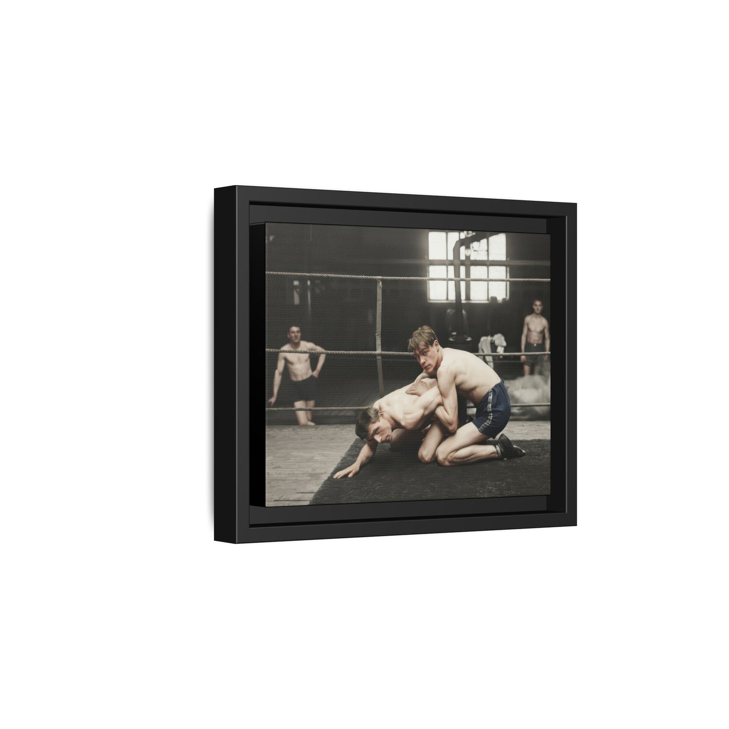 athlétisme 005 | Framed Vintage Photo - Matte Canvas