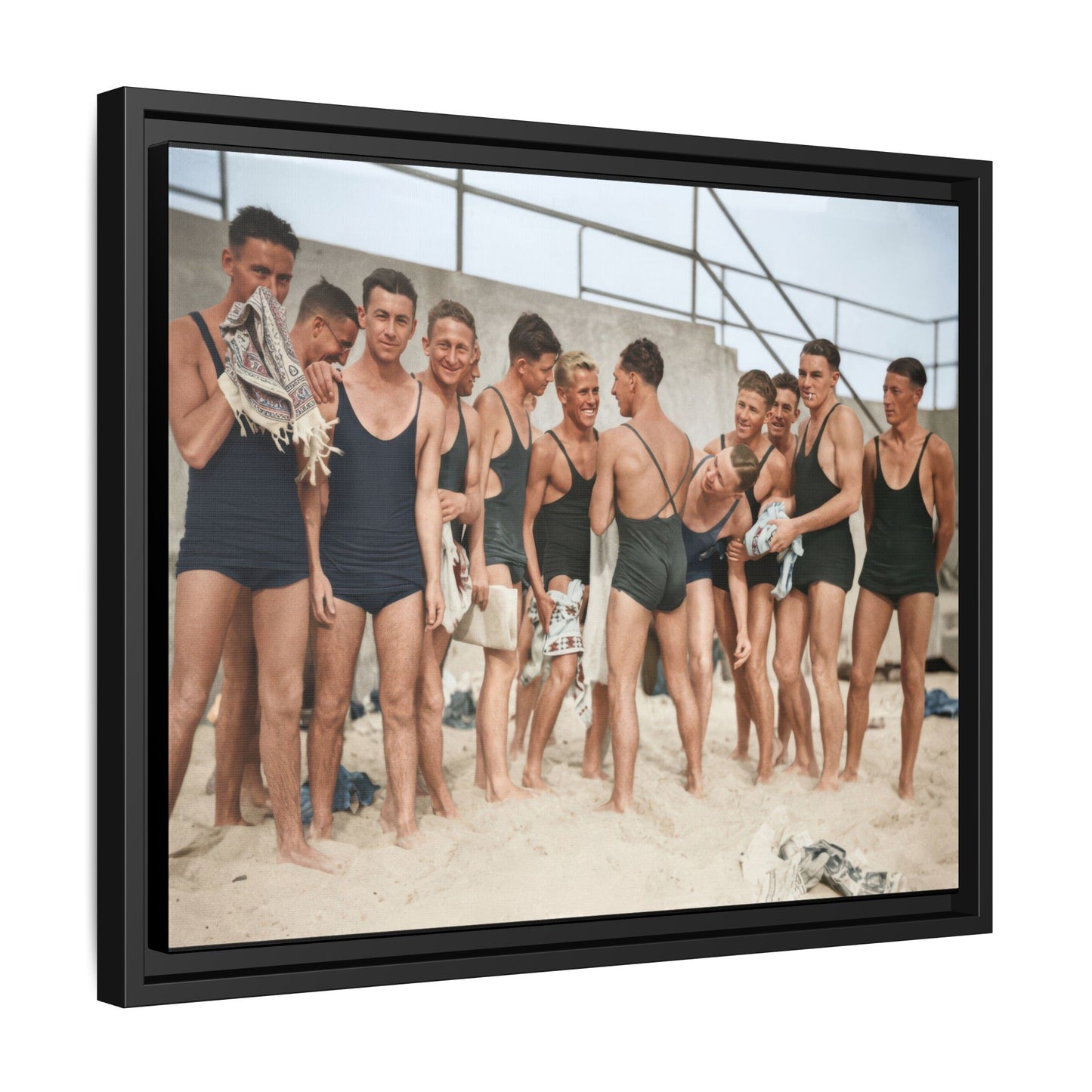 nager 007 | Framed Vintage Photo - Matte Canvas