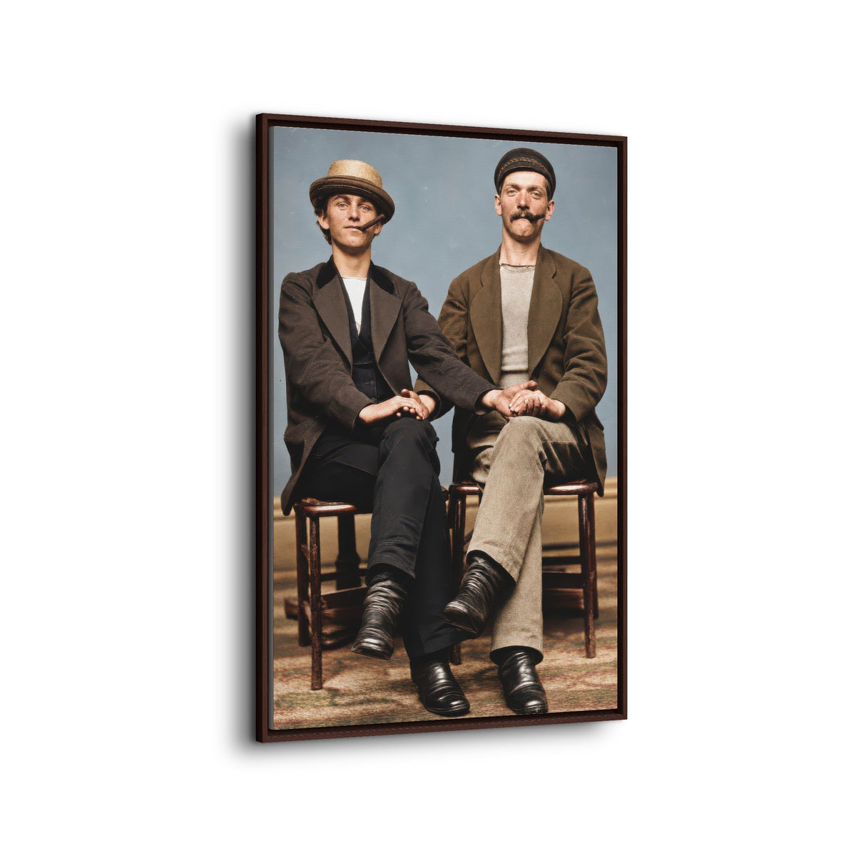 paire 170 | Framed Vintage Photo - Matte Canvas