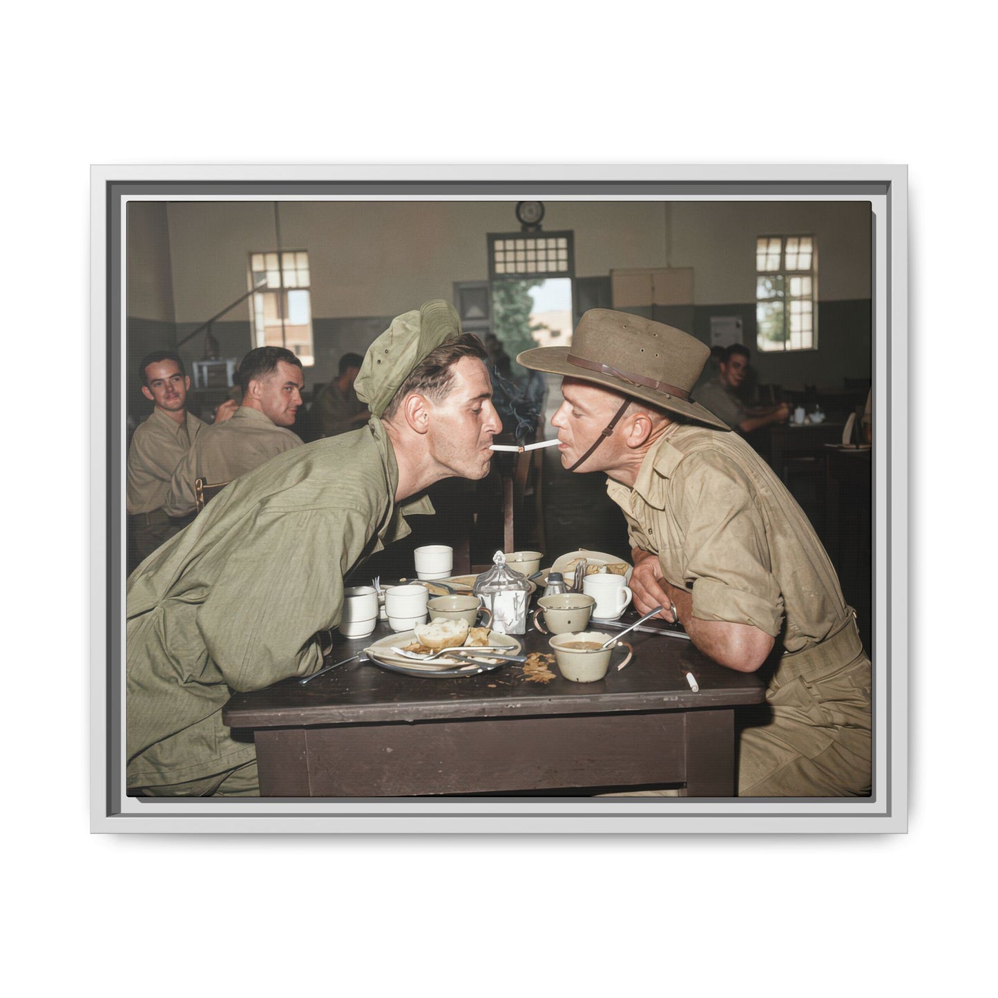 paire 143 | Framed Vintage Photo - Matte Canvas