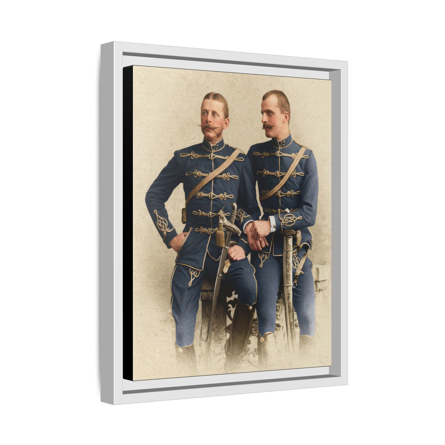 paire 139 | Framed Vintage Photo - Matte Canvas