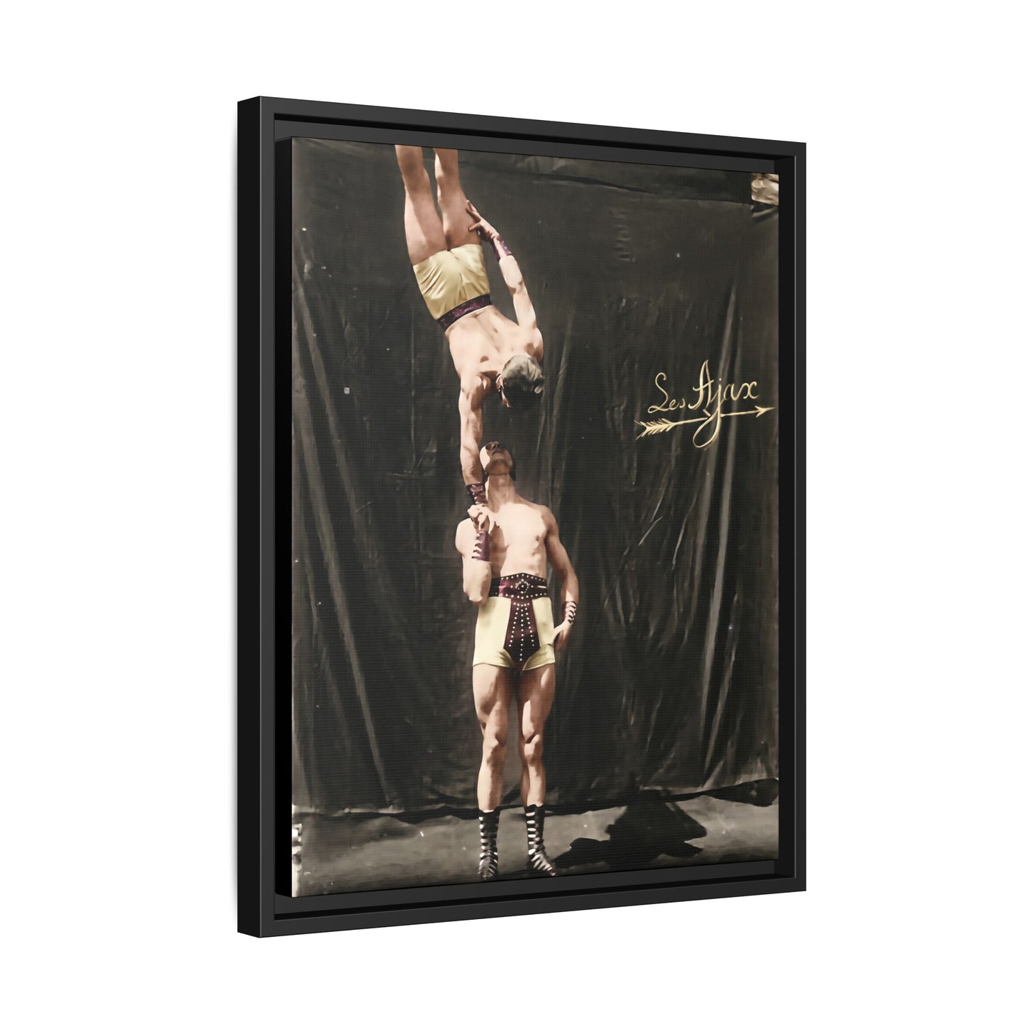 athlétisme 016 | Framed Vintage Photo - Matte Canvas