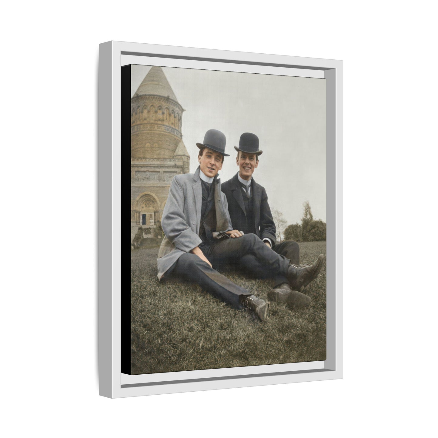 paire 070 | Framed Vintage Photo - Matte Canvas