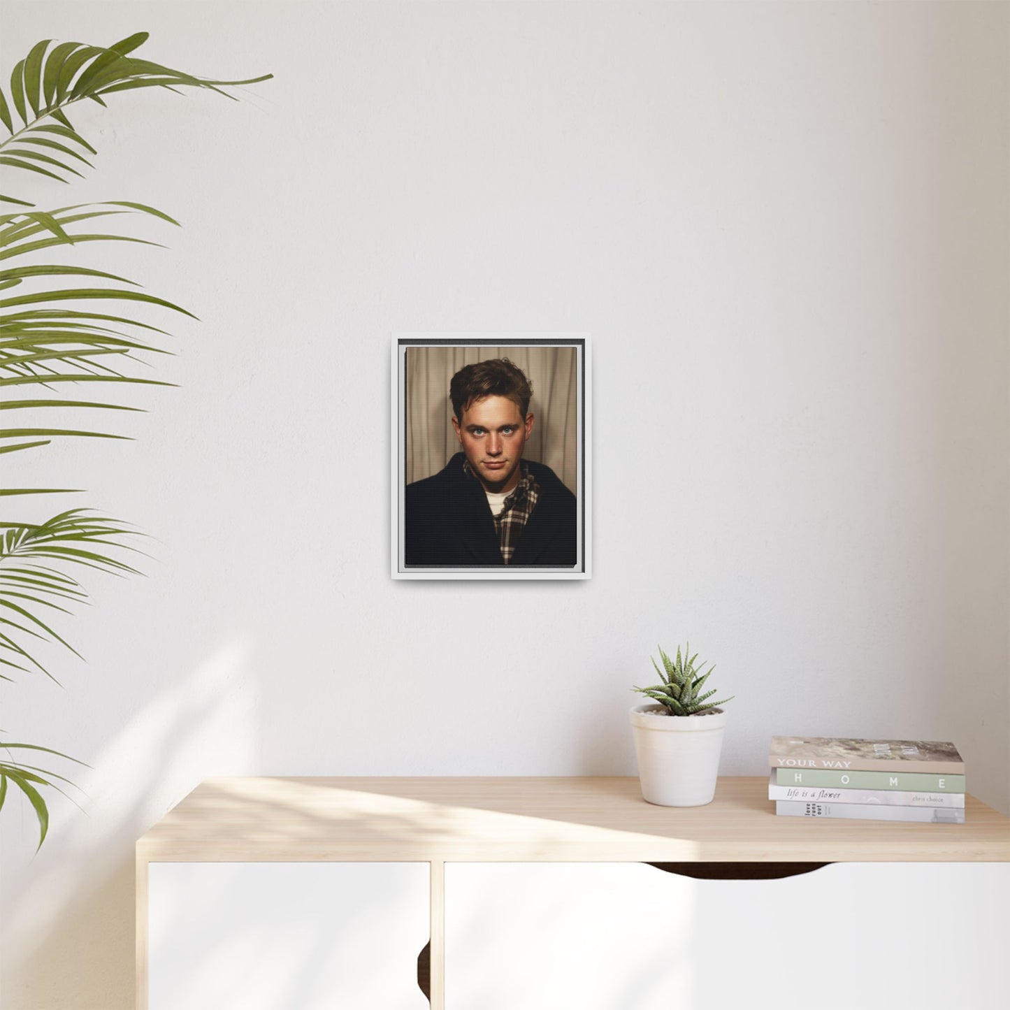 celibataire 001 | Framed Vintage Photo - Matte Canvas