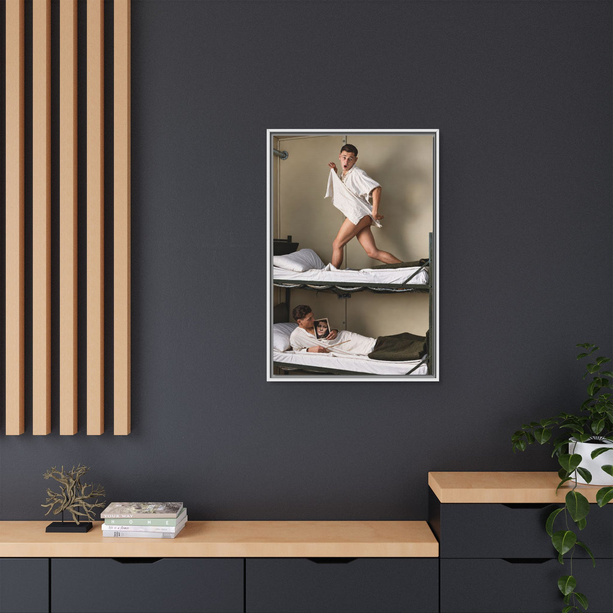 paire 168 | Framed Vintage Photo - Matte Canvas