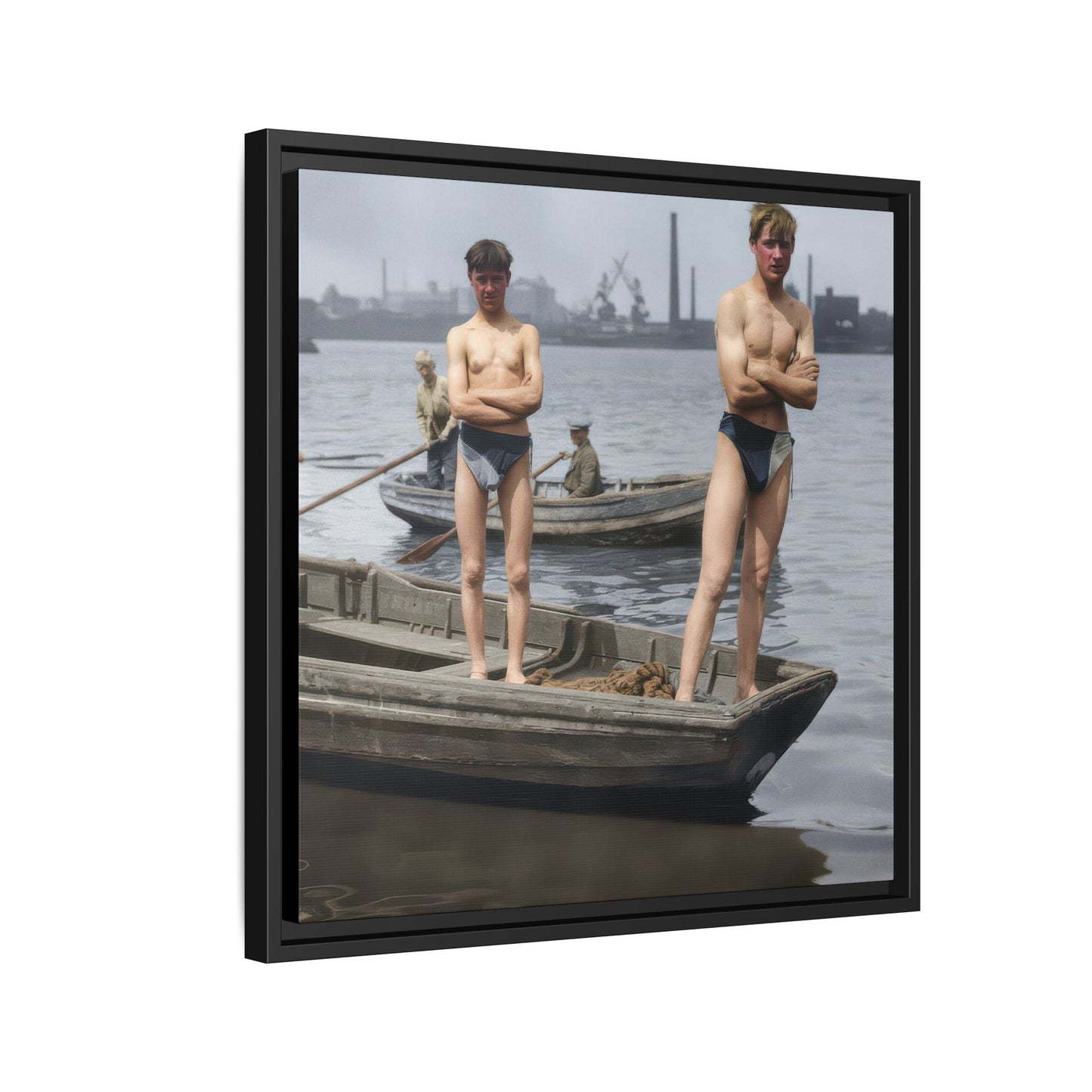 nager 050 | Framed Vintage Photo - Matte Canvas