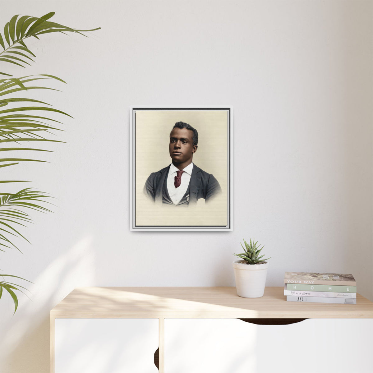 celibataire 027 | Framed Vintage Photo - Matte Canvas