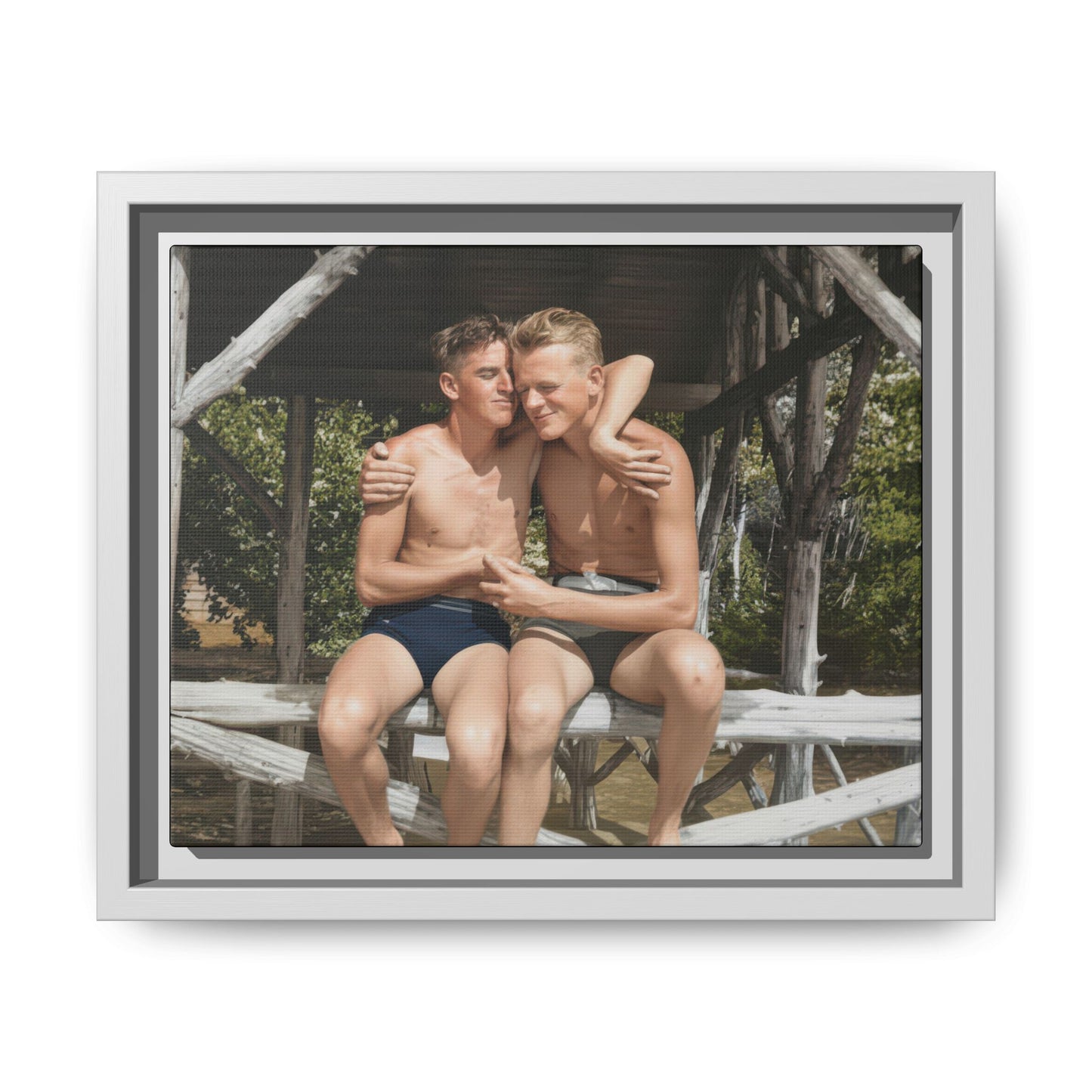 nager 011 | Framed Vintage Photo - Matte Canvas