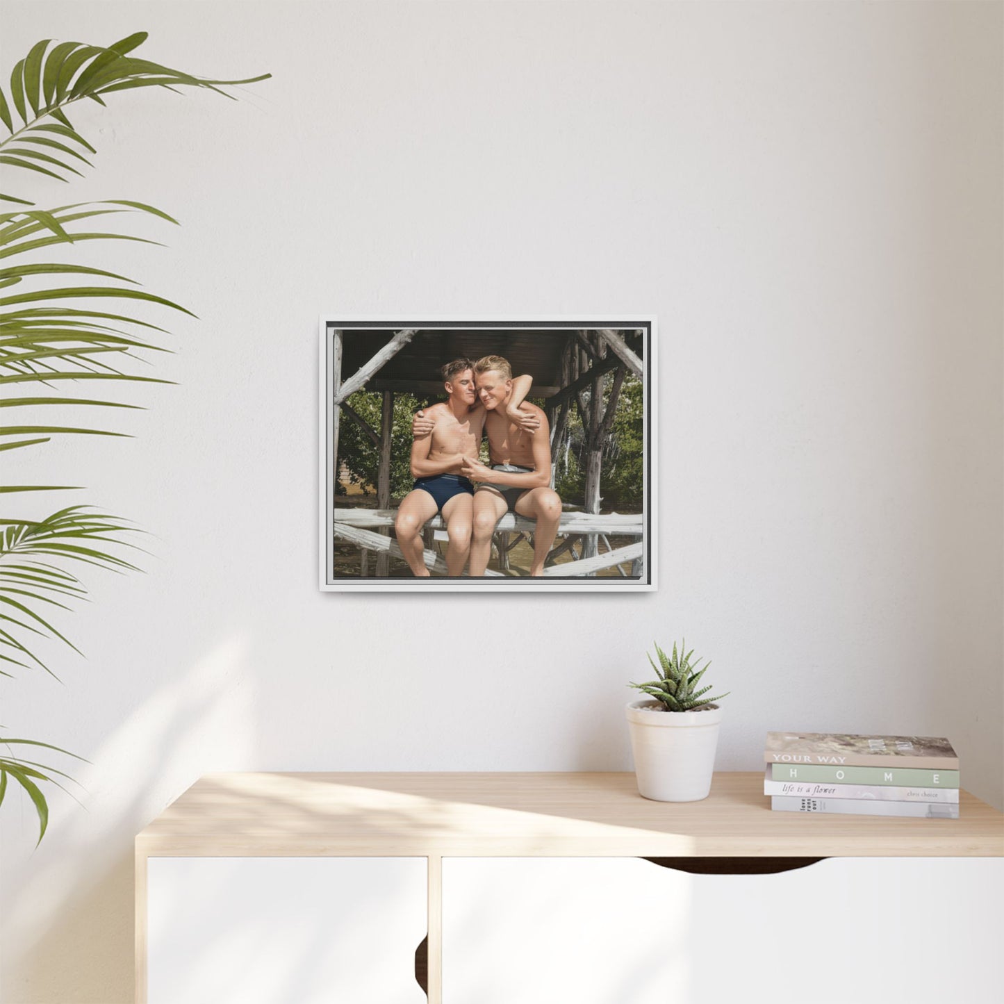 nager 011 | Framed Vintage Photo - Matte Canvas