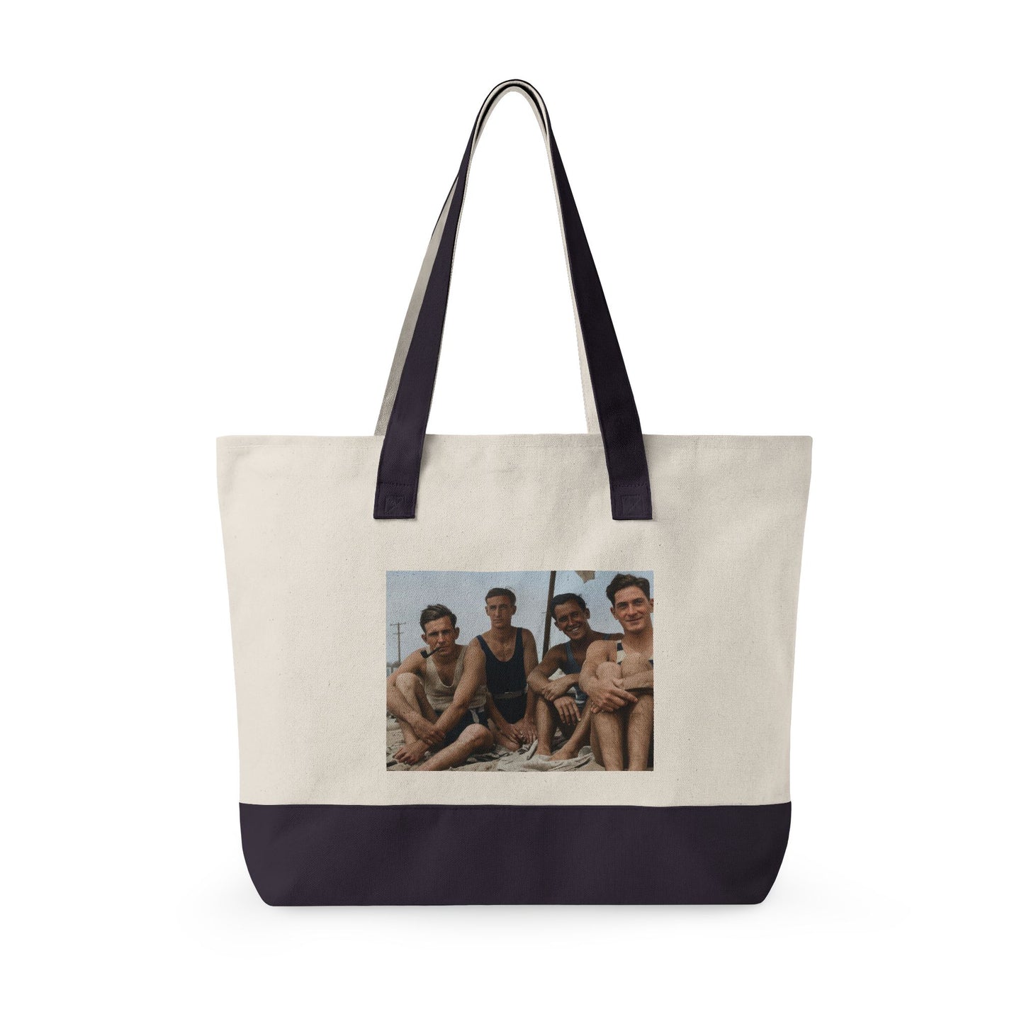 Beach Day Zippered Canvas Tote | nager 029