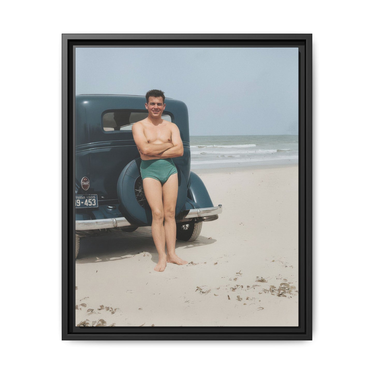 nager 046 | Framed Vintage Photo - Matte Canvas
