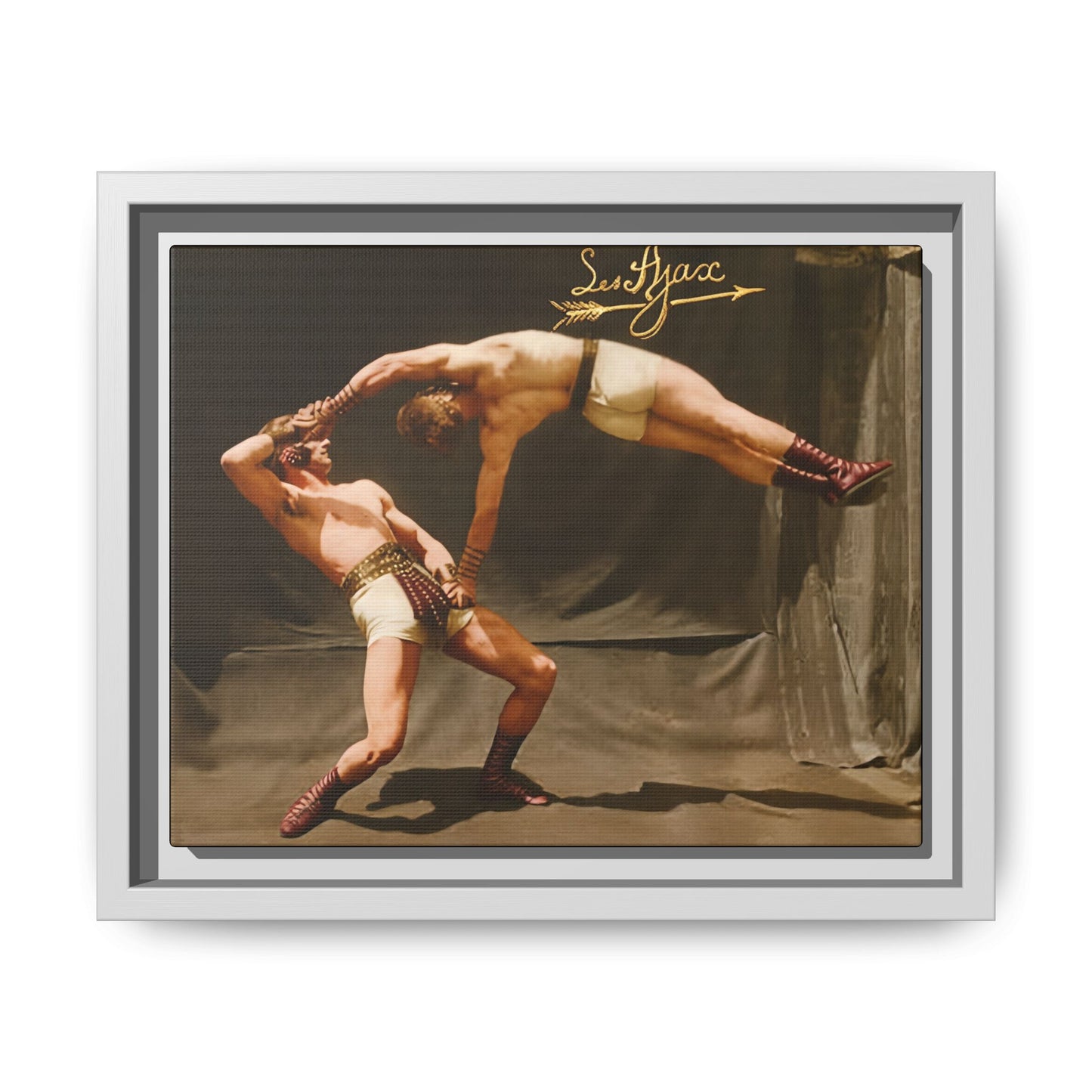 athlétisme 013 | Framed Vintage Photo - Matte Canvas