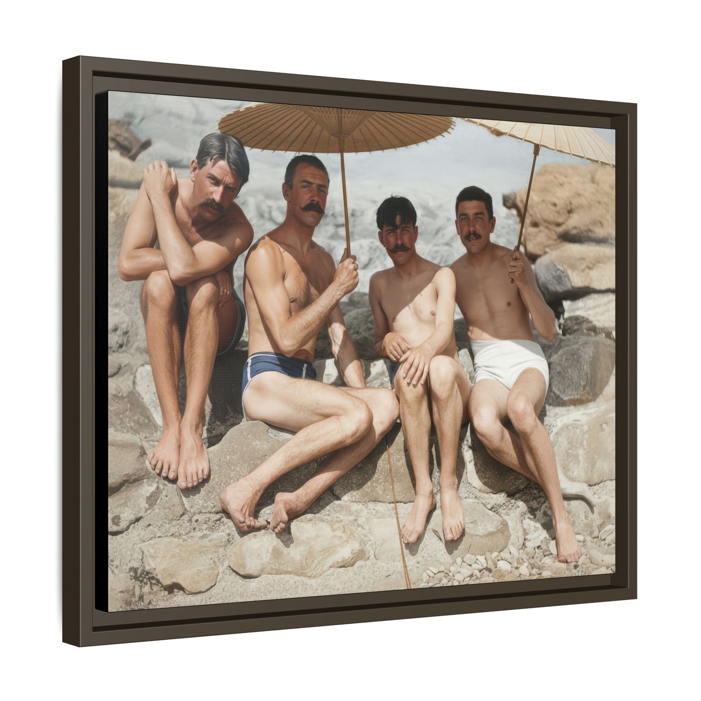 nager 030 | Framed Vintage Photo - Matte Canvas