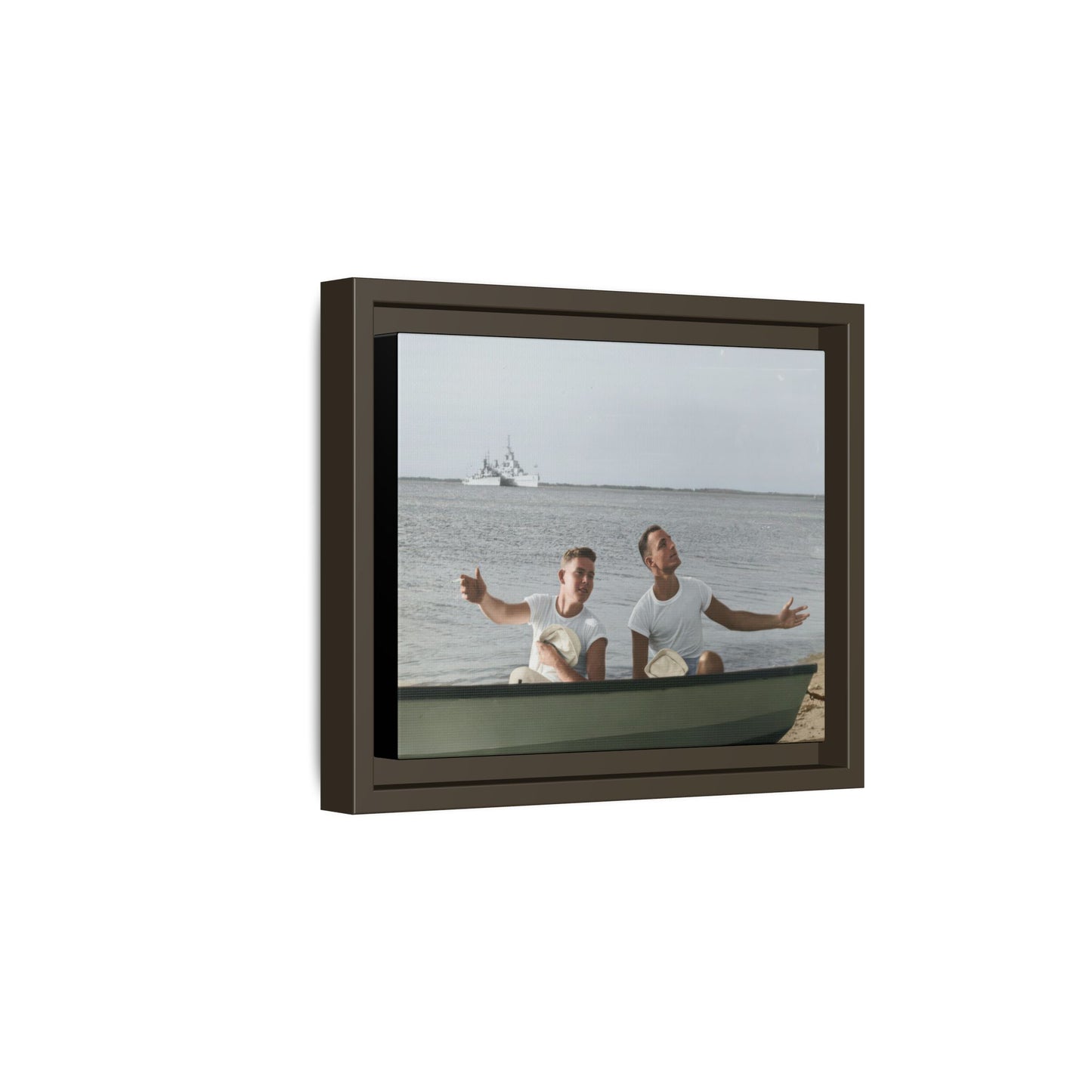 paire 099 | Framed Vintage Photo - Matte Canvas