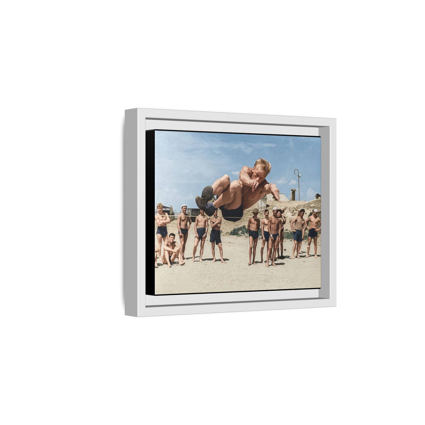 nager 039 | Framed Vintage Photo - Matte Canvas