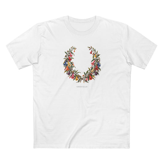 Orgullo Cantuta Pride T-Shirt | Peruvian Botanical LGBTQ+ Tee