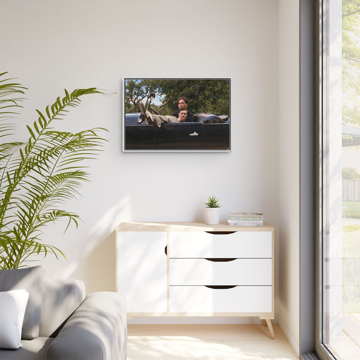 paire 164 | Framed Vintage Photo - Matte Canvas