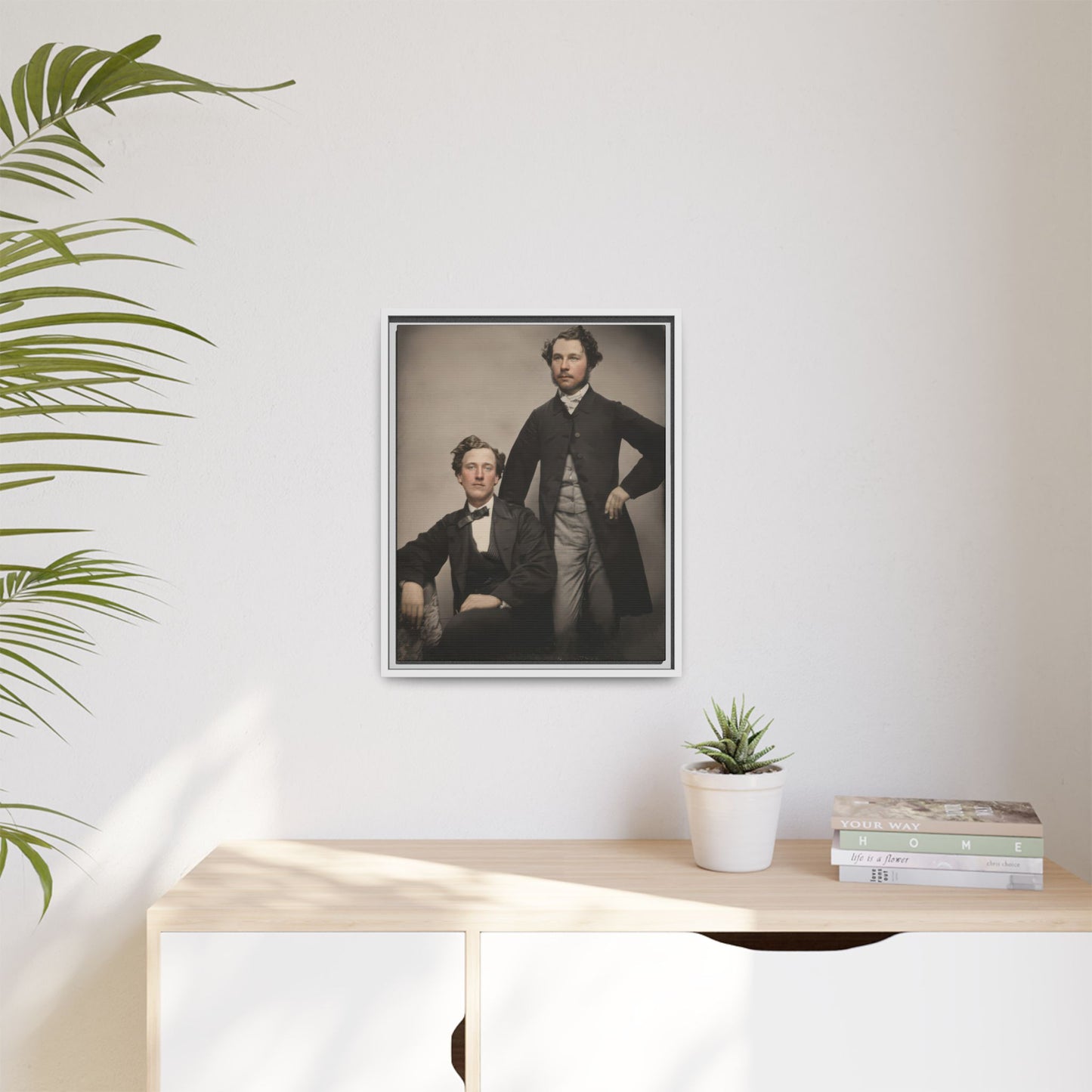 paire 125 | Framed Vintage Photo - Matte Canvas