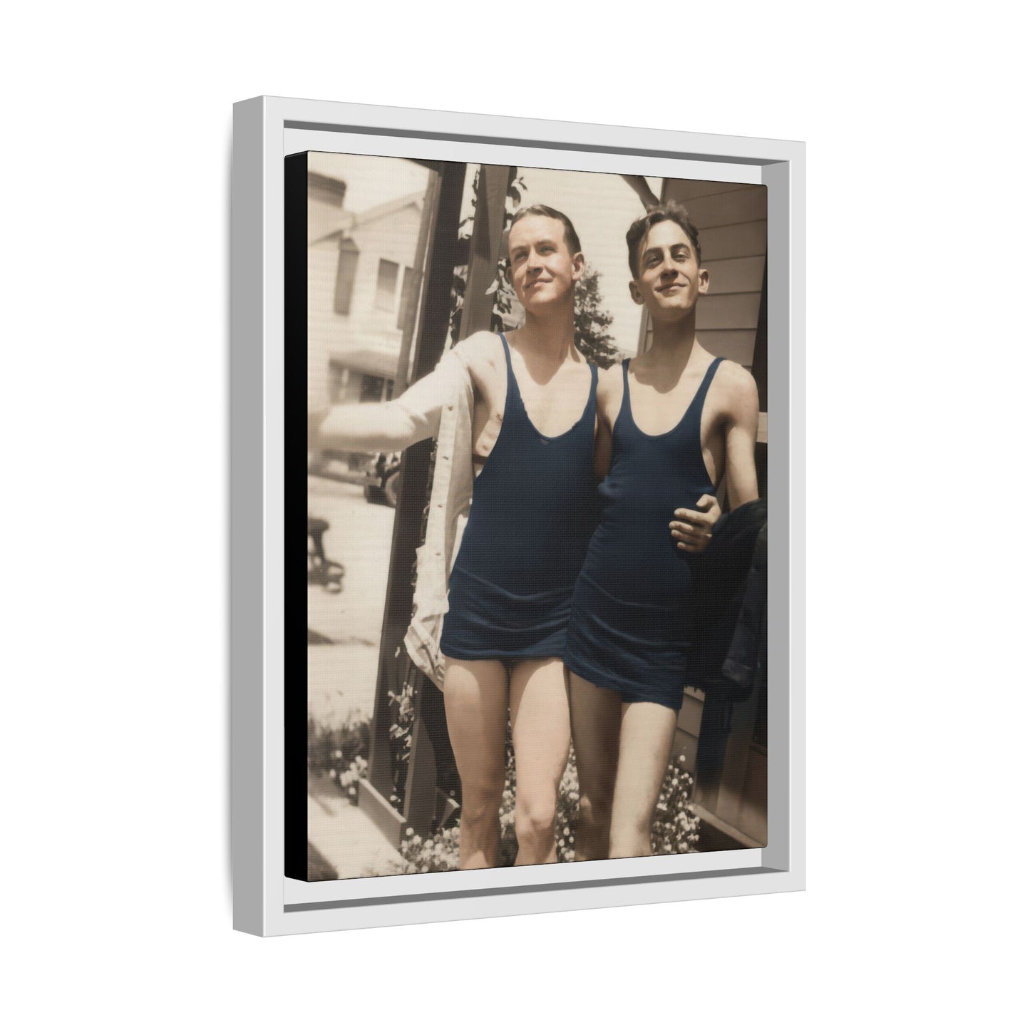 nager 024 | Framed Vintage Photo - Matte Canvas